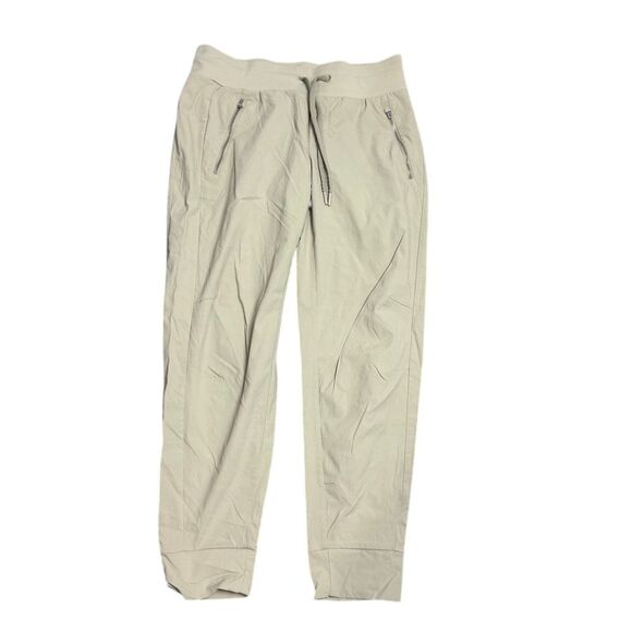 Athleta Pants - Athleta Women's Size 8 Tan Trekkie Mid Rise Legacy‎ Jogger Pants W/ Pockets